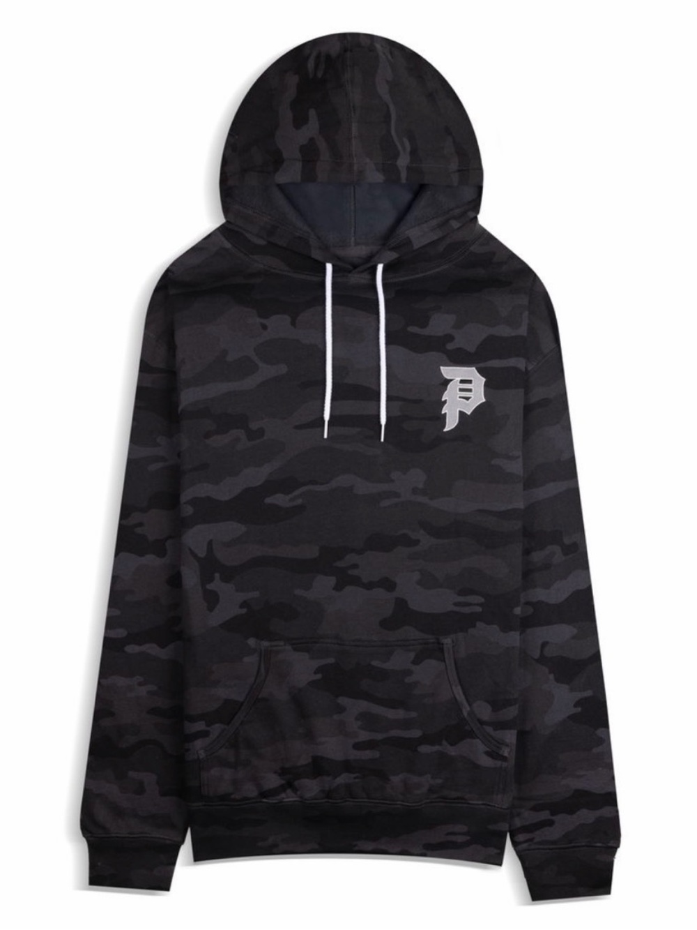 Primitive Black & Charcoal Camo Pullover Hoodie